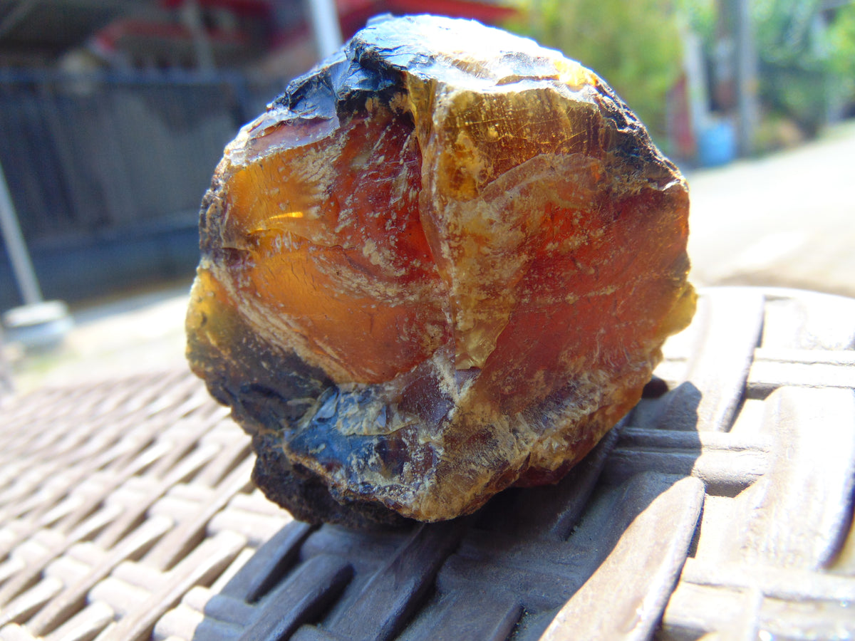 49 gram Rough Raw Indonesian Blue Amber for Healing 26MRB45