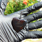 9 gr Heart Pendant Indonesian Red  Amber for Healing 26A214