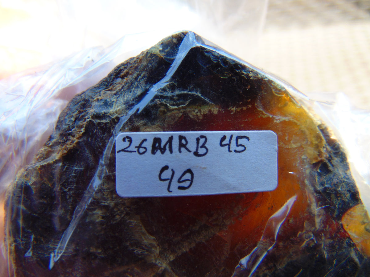 49 gram Rough Raw Indonesian Blue Amber for Healing 26MRB45