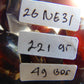 221 gr Small Necklace 49 beads Indonesian Amber for Healing 26NE31