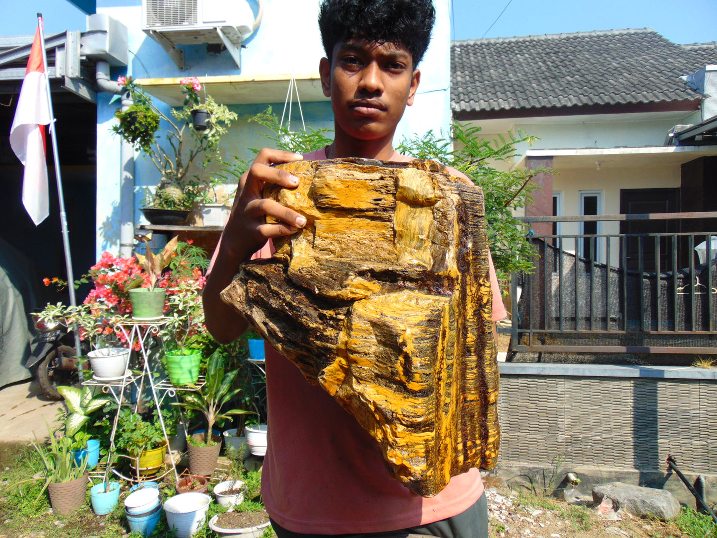 15000 gram Polished Indonesia Yellow Perfumed Aromatic Amber for Healing AYML1