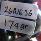 174 gr Small Necklace beads Indonesian Dark Amber for Healing 26NE36
