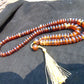 81 gram 108 Rosary Mala Buddha for Yoga and Meditation Indonesian Yellow Red Blue Amber for Healing 26SR9