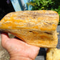 469 gram Polished Indonesia Yellow Fragrance Amber for Healing K640
