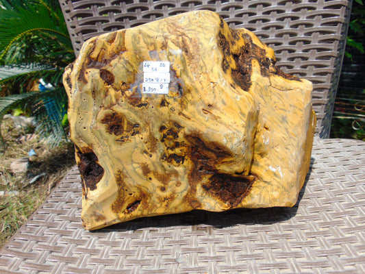 3300 gr Big Rough Polished Indonesia Aromatic Perfumed Yellow Amber for Healing AY54AR