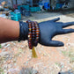 81 gram 108 Rosary Mala Buddha for Yoga and Meditation Indonesian Yellow Red Blue Amber for Healing 26SR9