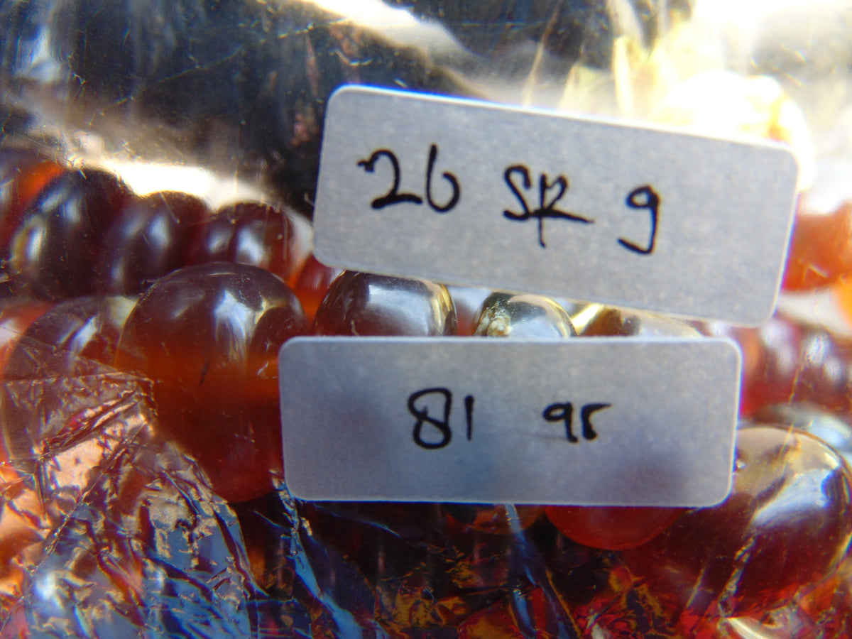 81 gram 108 Rosary Mala Buddha for Yoga and Meditation Indonesian Yellow Red Blue Amber for Healing 26SR9