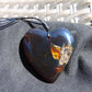 13 gr Heart Pendant Indonesian Cherry Red Honey Amber for Healing 26N62