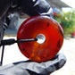 12 gr Donut Pendant Indonesian Blue Red Amber for Healing 25A120