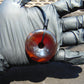 12 gr Donut Pendant Indonesian Blue Red Amber for Healing 25A120