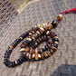 87 gram 108 Rosary Mala Buddha for Yoga and Meditation Indonesian Amber for Healing 26SR8