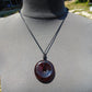 12 gr Donut Pendant Indonesian Blue Red Amber for Healing 25A120