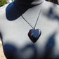 13 gr Heart Pendant Indonesian Cherry Red Honey Amber for Healing 26N62