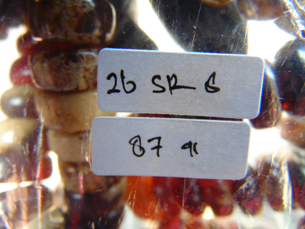87 gram 108 Rosary Mala Buddha for Yoga and Meditation Indonesian Amber for Healing 26SR8