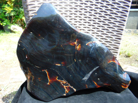 3901 gram Big Polished Indonesia Dark Amber for Healing AR108