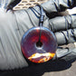 18 gr Donut Pendant Indonesian Blue Red Amber for Healing 25A127
