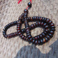 82 gram 108 Rosary Mala Buddha for Yoga and Meditation Indonesian Black Amber for Healing 26SR11