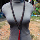 82 gram 108 Rosary Mala Buddha for Yoga and Meditation Indonesian Black Amber for Healing 26SR11