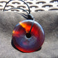 16 gr Donut Pendant Indonesian Blue Red Amber for Healing 25A123