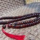 82 gram 108 Rosary Mala Buddha for Yoga and Meditation Indonesian Yellow Red Blue Amber for Healing 26SR10
