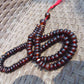 82 gram 108 Rosary Mala Buddha for Yoga and Meditation Indonesian Yellow Red Blue Amber for Healing 26SR10