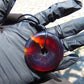 16 gr Donut Pendant Indonesian Blue Red Amber for Healing 25A123