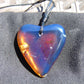 10 gr Heart Pendant Indonesian Crystal Blue Amber for Healing 26Y121