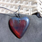 11 gr Heart Pendant Indonesian Red Blue Amber for Healing 25N51