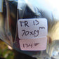 134 gr Shaped Egg 70x59 mm Indonesian Black Blue Amber for Healing TR13