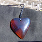 7 gr Heart Pendant Indonesian white Blue Amber for Healing 25N66