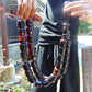 748 gr Komboloi Tasbih Rosary 33+2 Beads 30x25 mm Indonesian dark red Amber for Healing 26TBH1