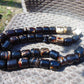 755 gr Komboloi Tasbih Rosary 33+2 Beads 30x25 mm Indonesian dark white Amber for Healing 26TBH2