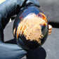 146 gr Shaped Egg 72x62 mm Indonesian Blue Amber for Healing TR8