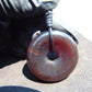 13 gr Donut Pendant Indonesian Red Amber for Healing 25A128