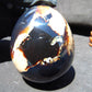 251 gr Shaped Egg 87x72 mm Indonesian Blue Amber for Healing TR5