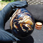 251 gr Shaped Egg 87x72 mm Indonesian Blue Amber for Healing TR5