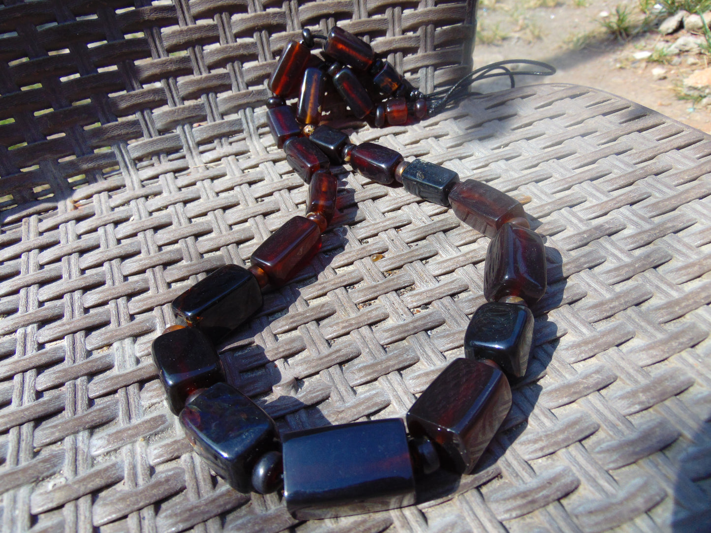 108 gr Small Necklace beads Indonesian Amber for Healing NE60