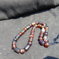 51 gr Small Beads Combination Necklace Indonesian Dark Red Amber for Healing A37K52