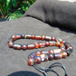 51 gr Small Beads Combination Necklace Indonesian Dark Red Amber for Healing A37K52