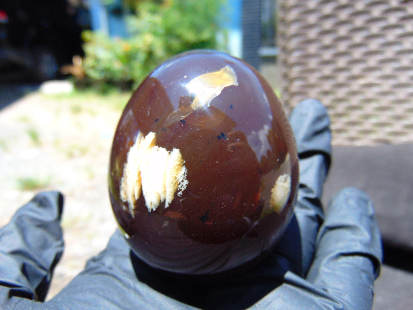 95 gr Shaped Egg 63x52 mm Indonesian Amber for Healing TR16