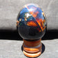 116 gr Shaped Egg 65x53 mm Indonesian Blue Amber for Healing TR1