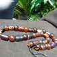 62 gr Small Beads Combination Necklace Indonesian Dark Red Amber for Healing A33K51
