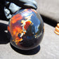 116 gr Shaped Egg 65x53 mm Indonesian Blue Amber for Healing TR1