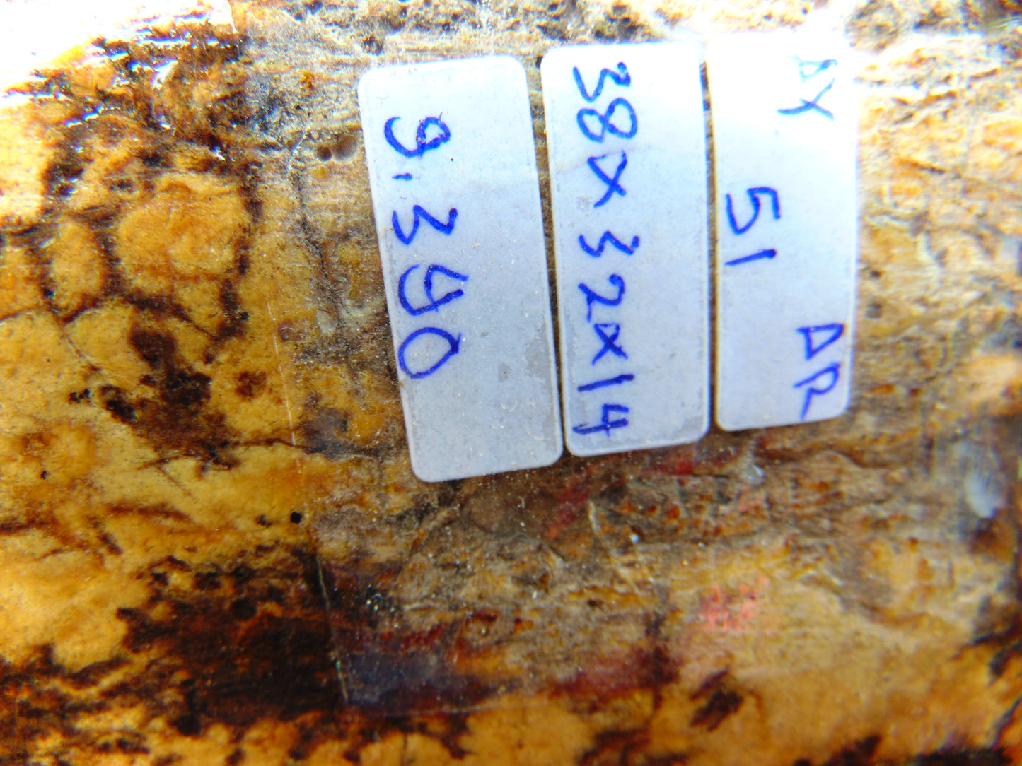 9390 gram Polished 38x32x14 cm Indonesia Yellow Fragrance Amber for Healing AY51AR