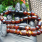 51 gr Small Beads Combination Necklace Indonesian yellow Amber for Healing A37K53