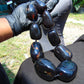 463 gr Big Necklace Indonesian Dark Blue Amber for Healing A9K61