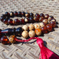 48 gr Hand Tasbih 33+3 Beads 12 mm Indonesian Dark White Amber for Healing FR66