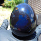 174 gr Shaped Egg 75x64 mm Indonesian Black Blue Amber for Healing TR6