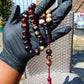 48 gr Hand Tasbih 33+3 Beads 12 mm Indonesian Dark White Amber for Healing FR66