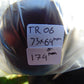 174 gr Shaped Egg 75x64 mm Indonesian Black Blue Amber for Healing TR6